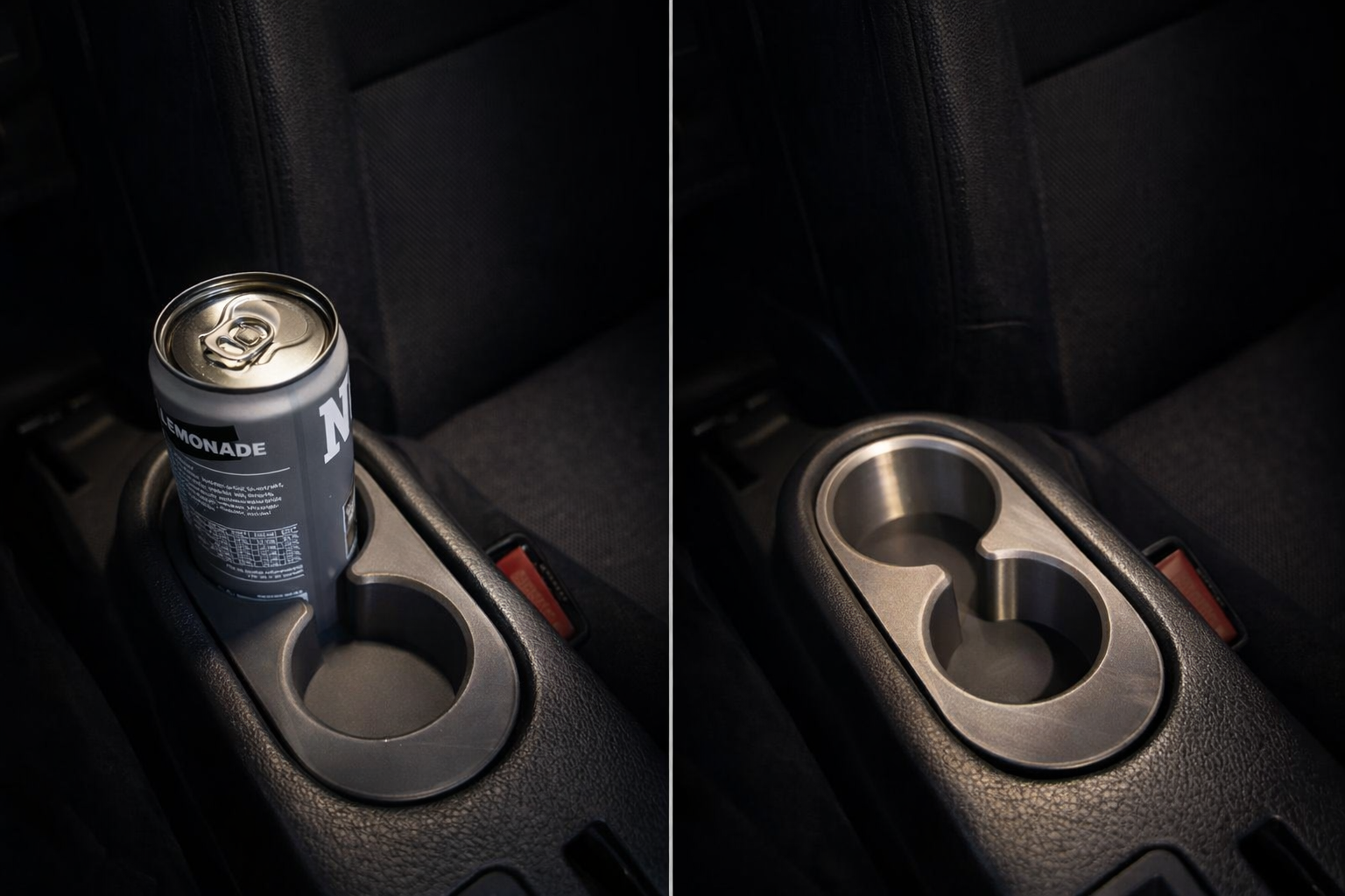 Cupholder Peugeot 207 - montaż w tunelu środkowym