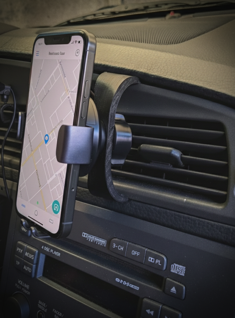 Uchwyt montażowy na telefon - Volvo V70/XC70/S60/S80 (2000-2008)