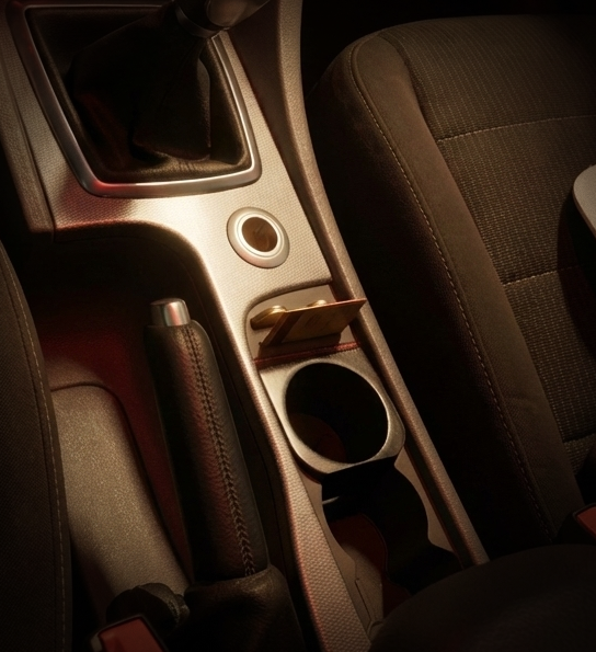 Wkładka cupholdera do tunelu środkowego – Ford Focus 2.5 (2008-2010)