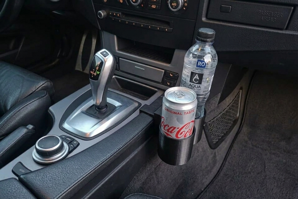 Podwójny cupholder do tunelu środkowego - BMW E6X