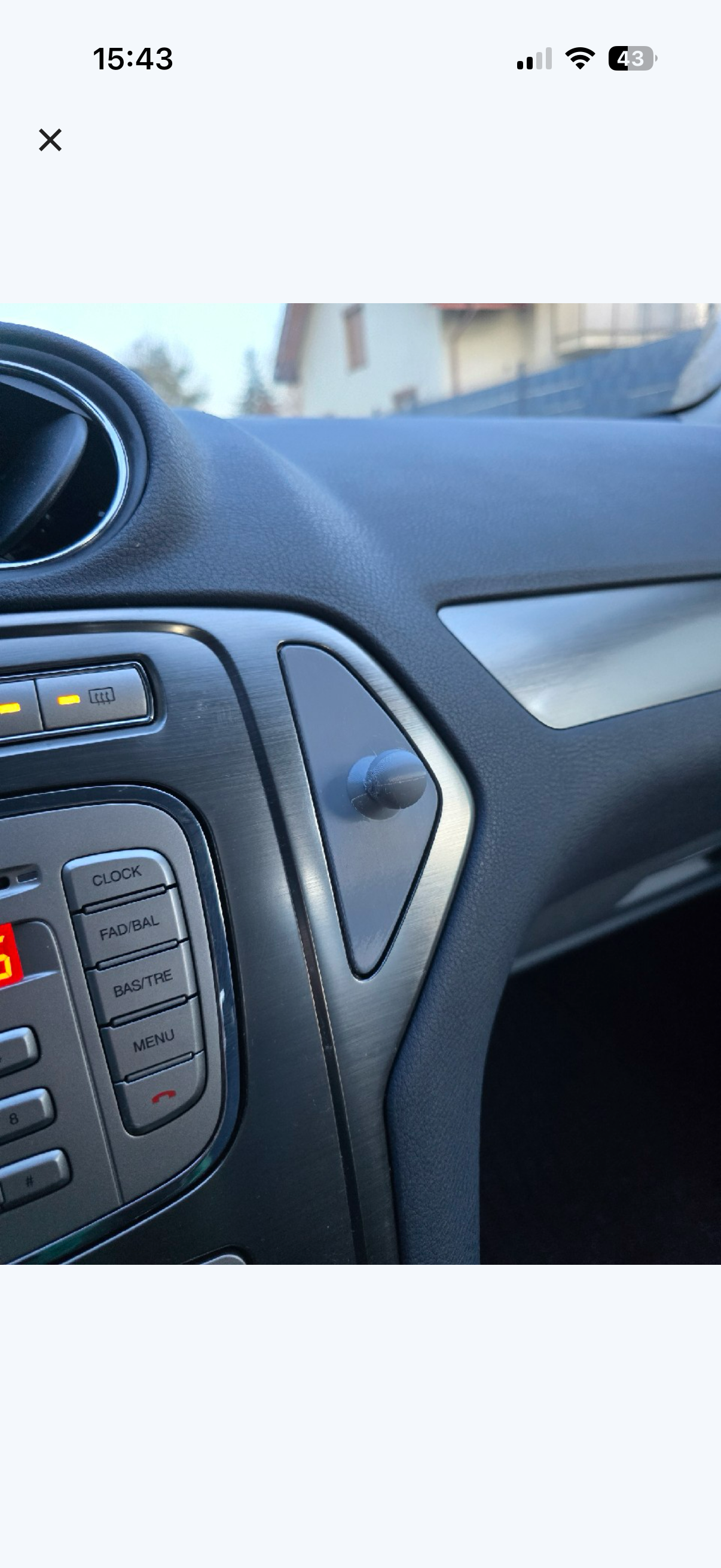 Uchwyt montażowy na telefon do Ford Mondeo MK4!